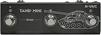 M-VAVE TANK MINI Pedal Multiefeitos para Guitarra/Baixo com 21 Presets, Bluetooth, Bateria Recarregável 7h, Interface Áudio USB, Modelador de Amp e Cab IR - Efeitos Profissionais Portátil