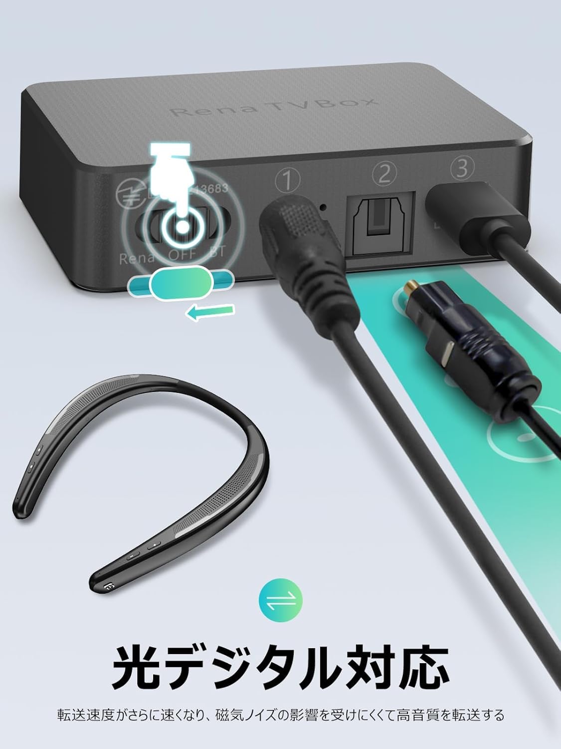 Amazon.co.jp: Earaku J011 ネックスピーカー専用トランスミッター