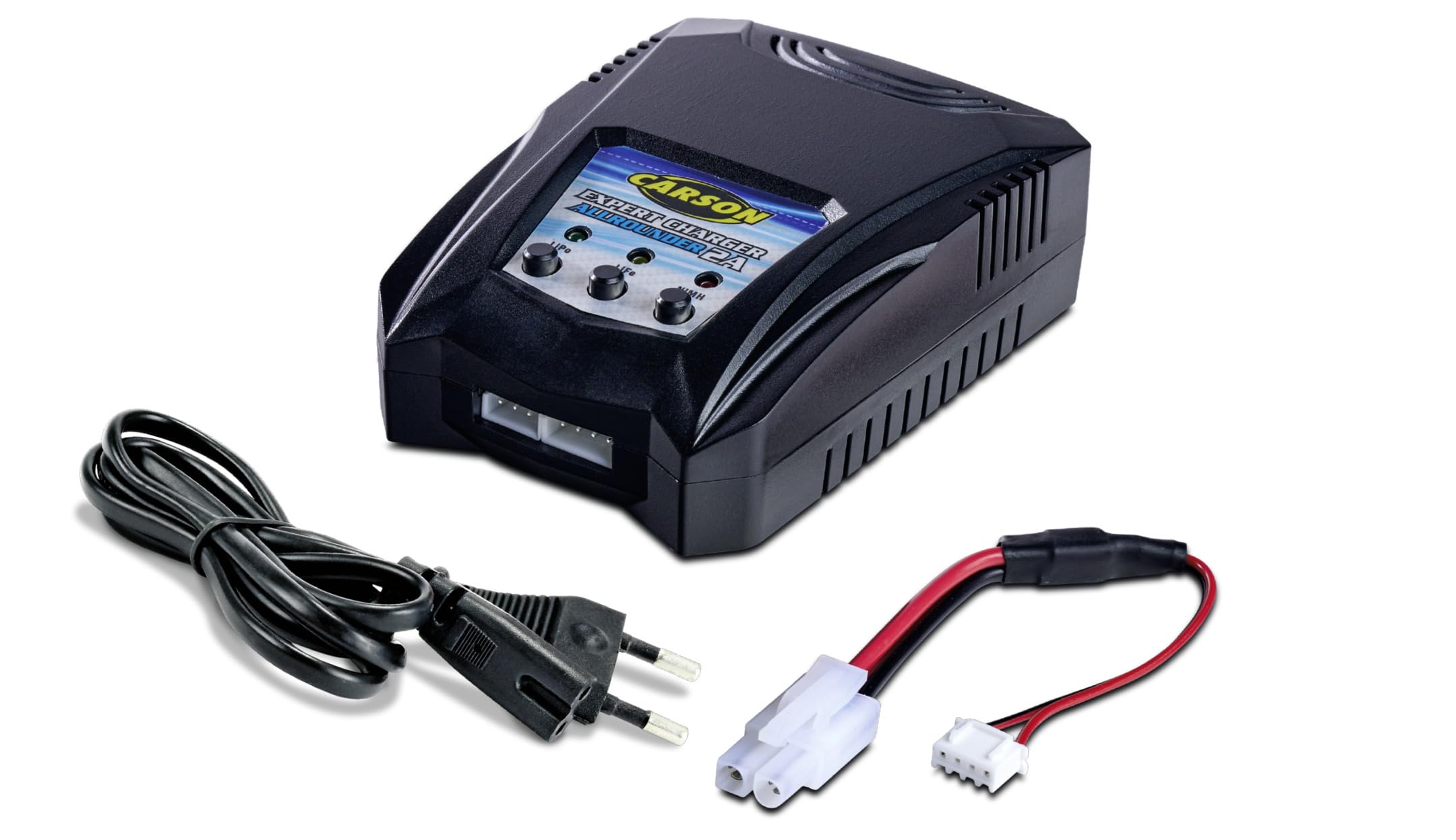 Carson Expert Charger Allrounder LiPo/NiMh 2A - Szybka Ładowarka do Akumulatorów NiMH, RC