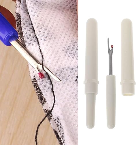 Miniatura 8 de Ankexin Rasgadores de costura de plástico, 2 piezas, manualidades de tela, suministros de herramientas portátiles, Gagdet para principiantes,