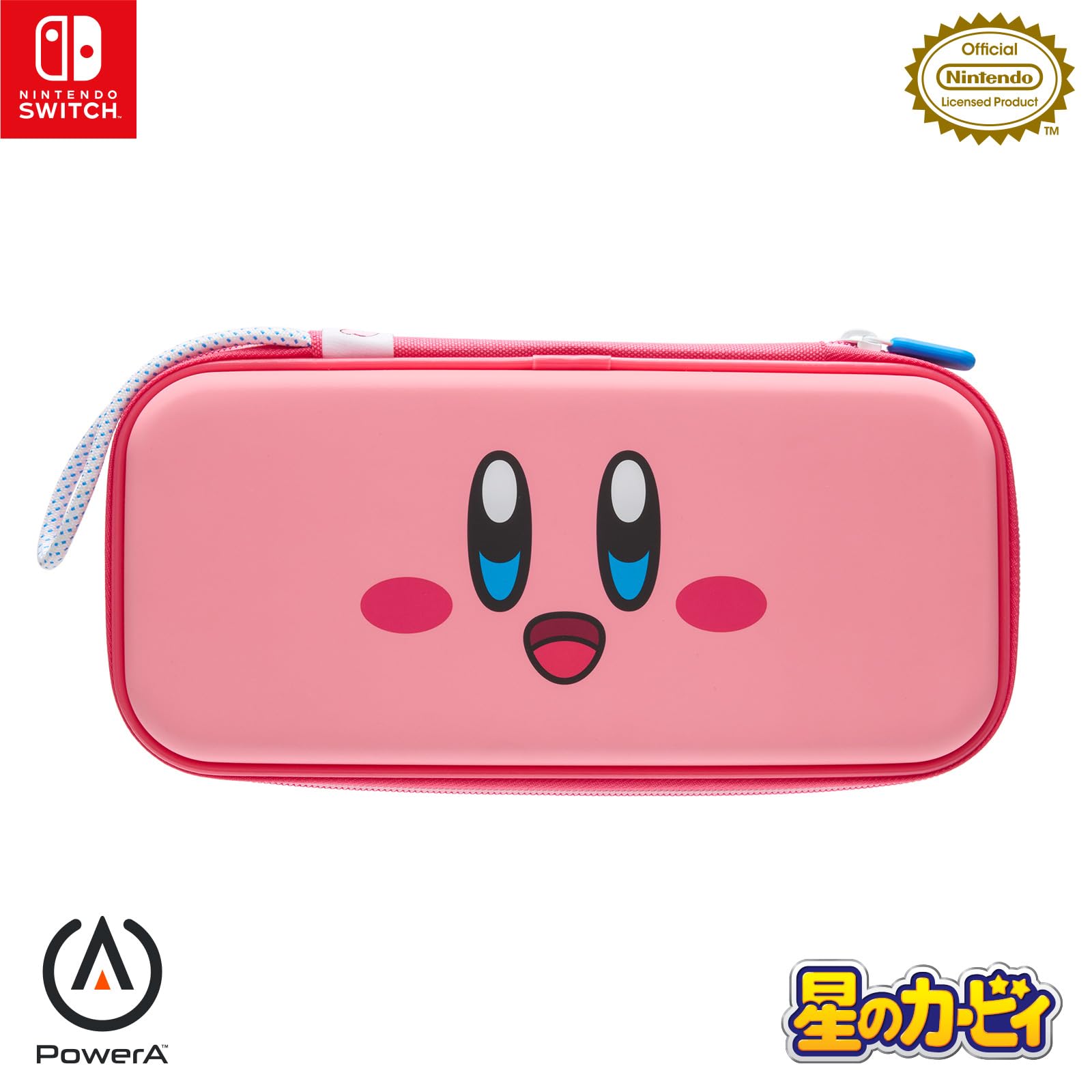 【任天堂ライセンス商品】PowerA トラベルプロ・スリムケース for Nintendo Switch - 星のカービィ にっこりNSCS0082JP-01