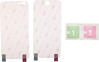 2 in 1 Full Body Soft Gelatin Screen Protector (Front + Back) 3D Full Coverage, Ultra Thin, Anti Brocken, Scratch and Shock Resistant Compatible with iPhone 6G+ (0.2MM) - Transparent