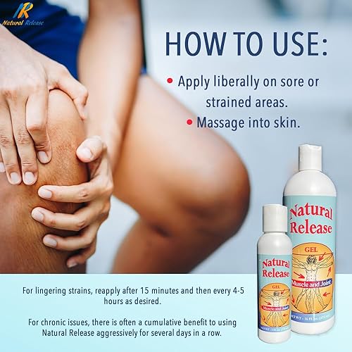 Miniatura 5 de Four Oaks Farm Ventures, Gel de liberación natural para músculos y articulaciones para humanos  Alivio para dolores de espalda, rodillas, caderas,