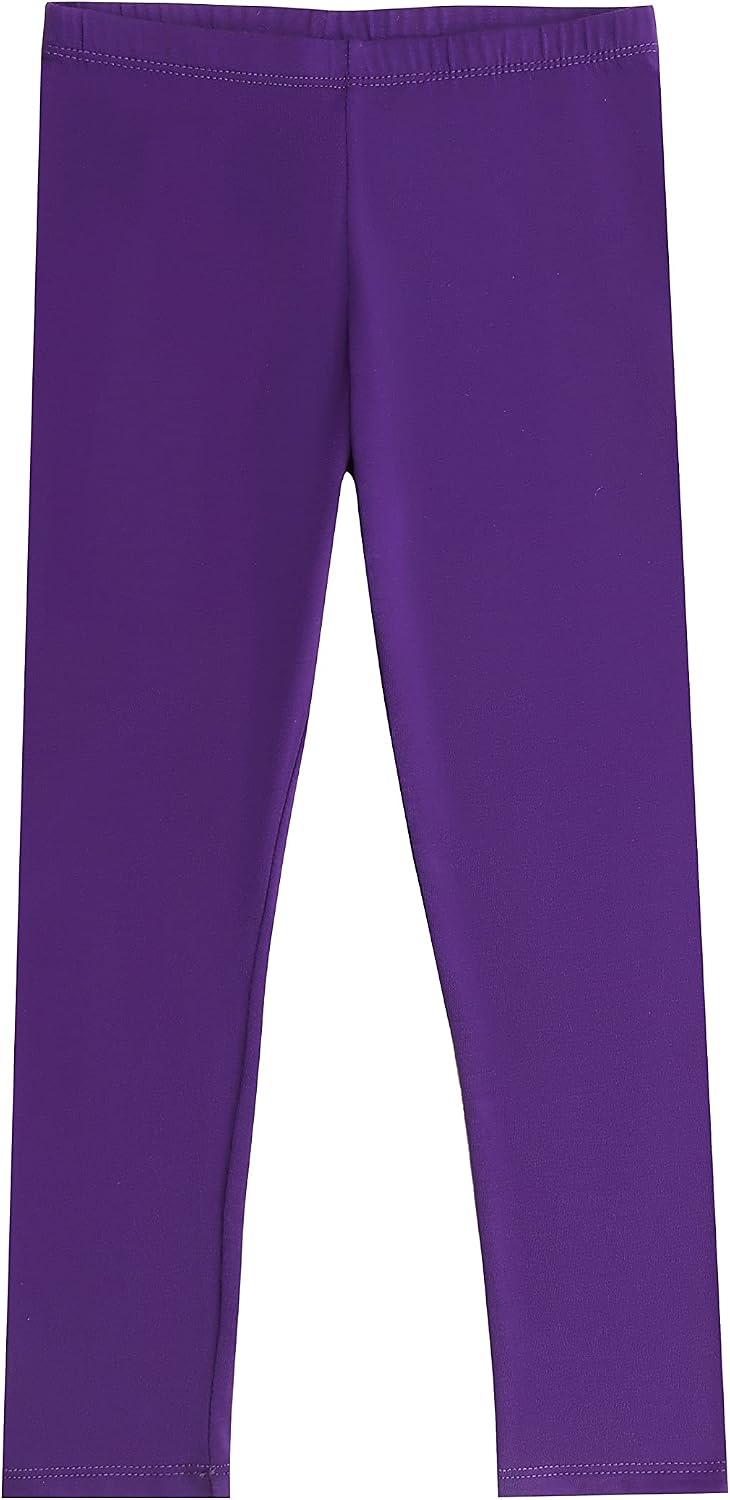DANI CHINS Girl's Tutu Tulle Sparkle Skirt and Basic Cotton Leggings Set