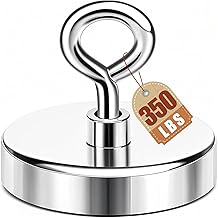 DIYMAG Magnet 2 Inches 350 Lbs Strong Magnets Fishing Nail Removal Tool Pickup Super Heavy Duty Security Large Tags Neodymium Big Remover Powerful Strongest Clothes Magnetic High Power (50mm)