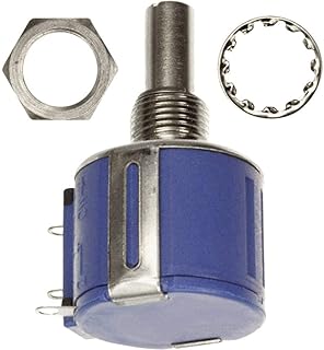 Bourns 3540S-1-103L. Resistor Wirewound Potentiometer, 10k Ohm, 5% Tolerance, 2W, 6.34 mm Solder Lug Panel Mount, 39.67 mm L x 22.23 mm D