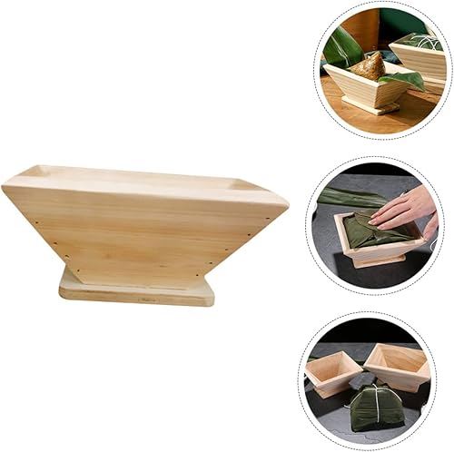 Miniatura 9 de EXCEART Molde de arroz de madera, accesorio de cocina tradicional para bolas de arroz con forma y albóndigas, ideal para festivales