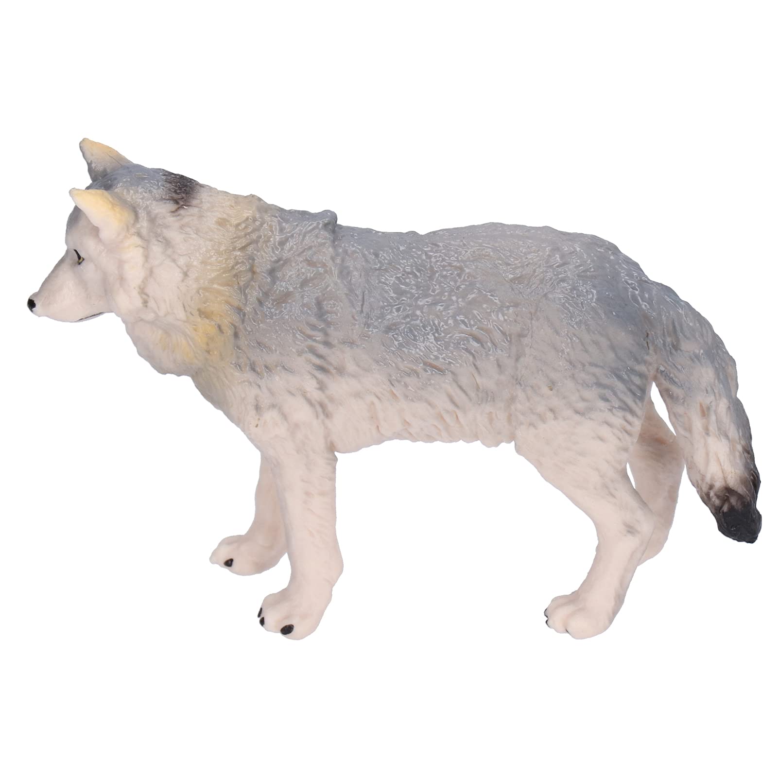Wildlife Wolf Model, Zoo Animal Model Wolf Figurine Toy for Kids for Desktop Decoration