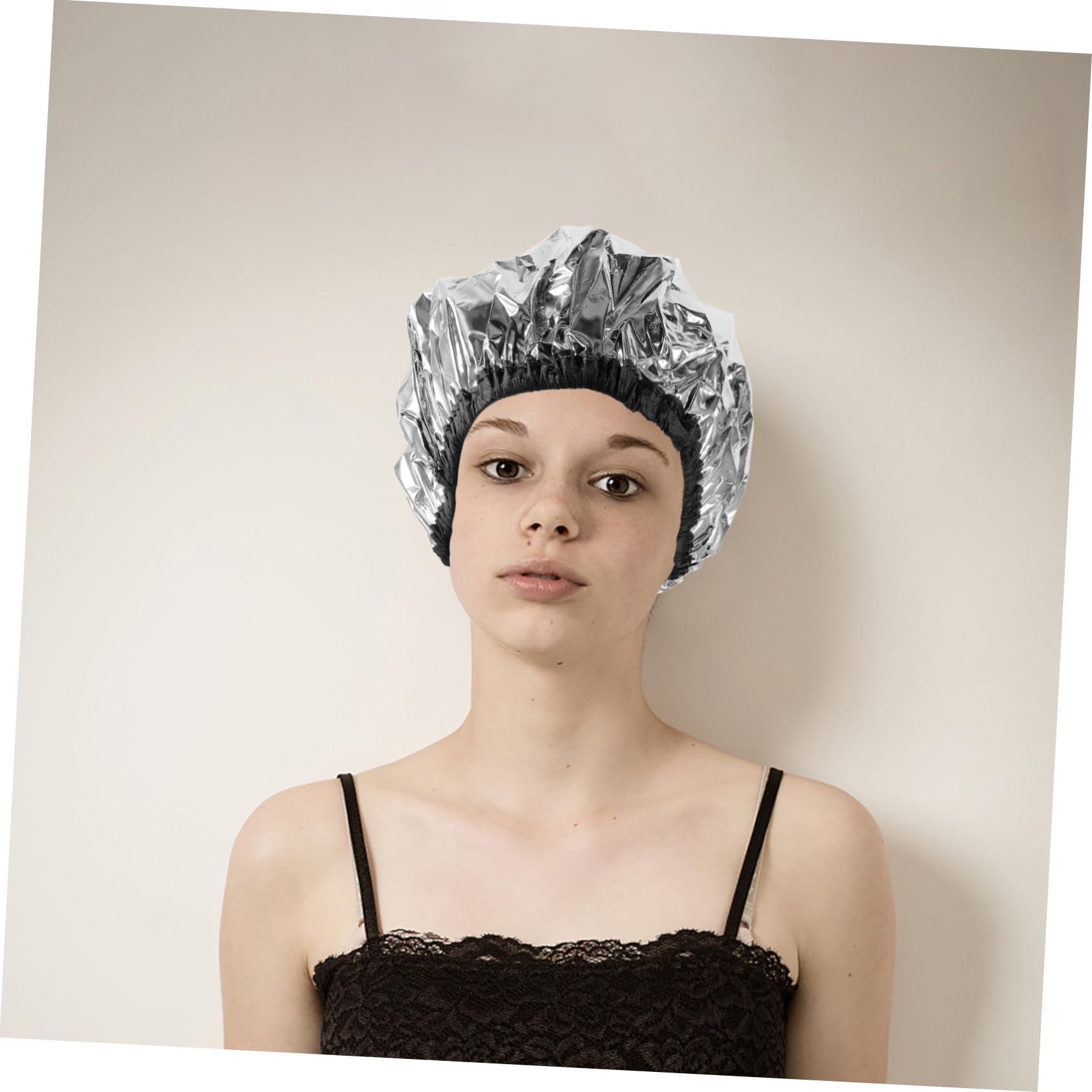 FOMIYES Thermal Salon Hair Caps for Deep Conditioning Hair Coloring Caps Tin Foil Reusable