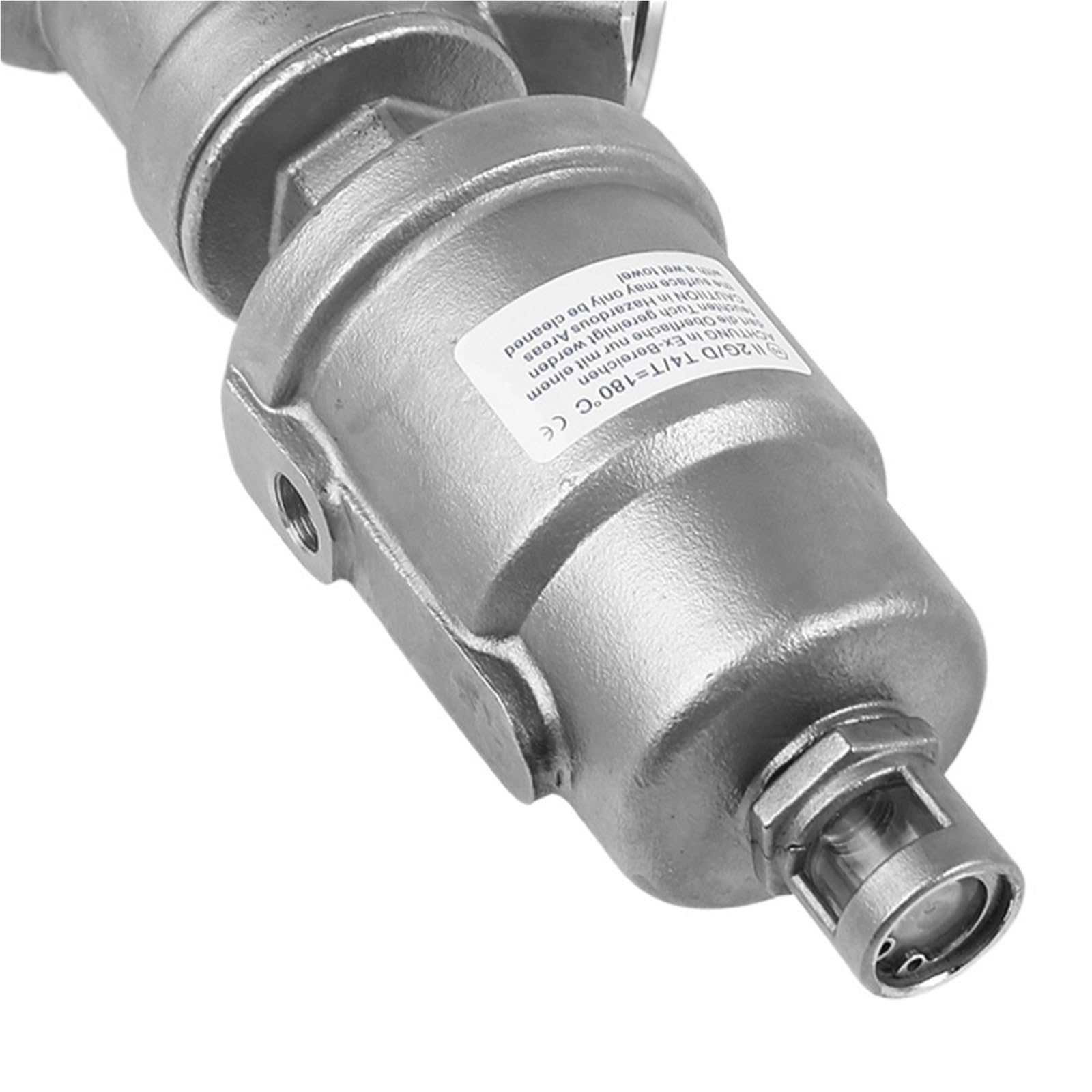 1 Stück Edelstahl-Einzel-Öffner-Pneumatik-Eckventil Y-Gewinde Hochtemperaturdampf DN15 20 25 32 40(J)