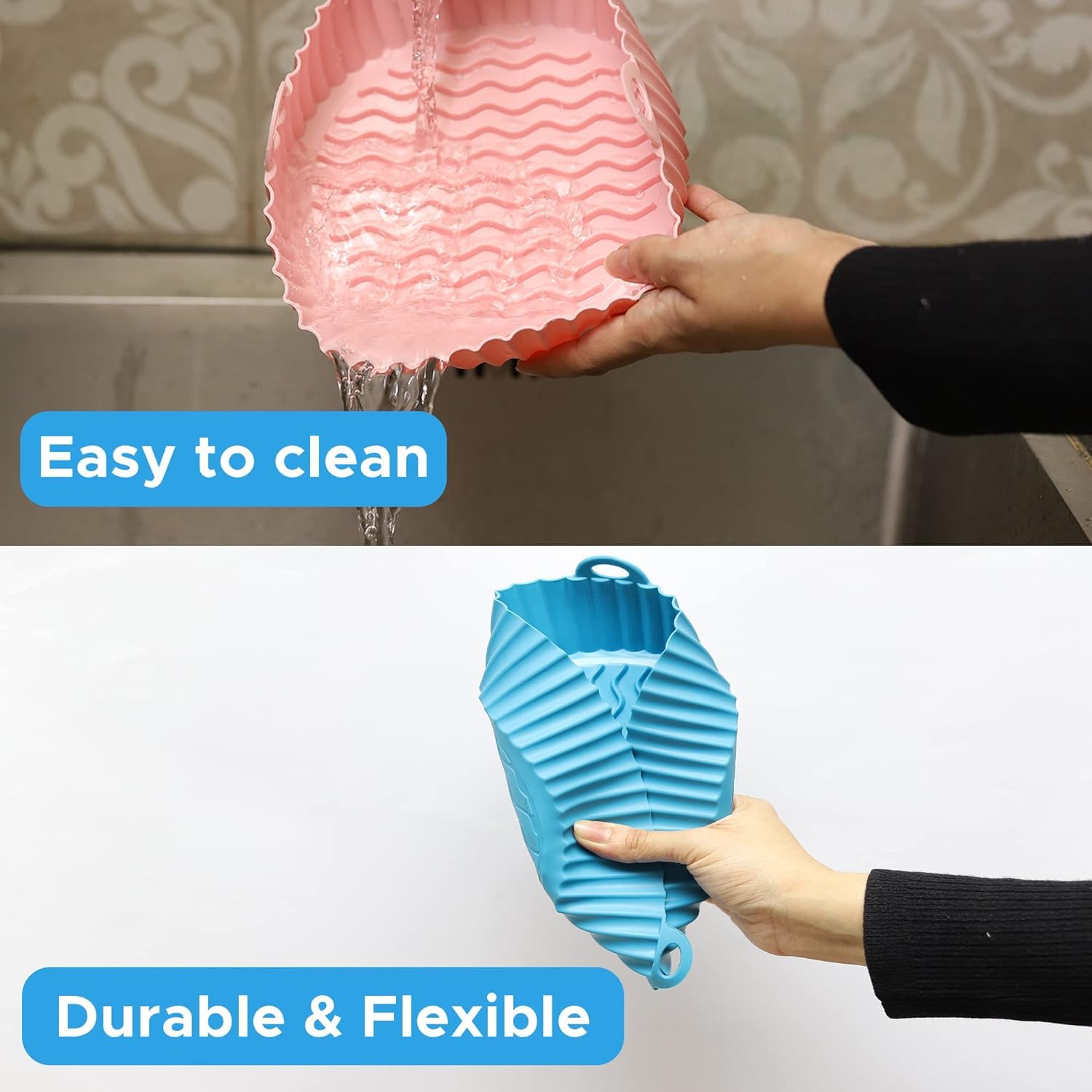 Minitul Air Fryer Silicone Pots - 2 Pack -3