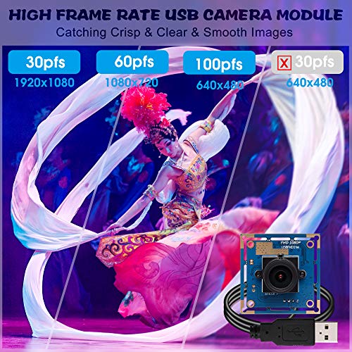 Caméra USB grand angle pour système de vision Android et projets informatiques DIY - 4