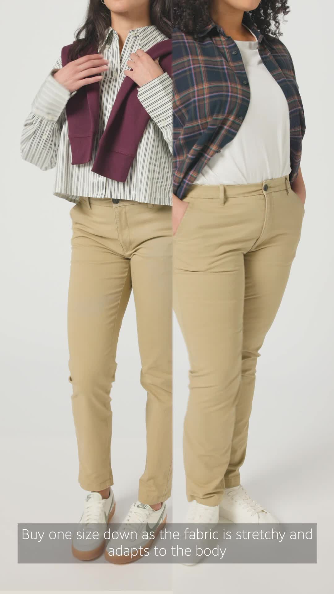 Dockers Weekend Chino Slim, Pantaloni Donna, Harvest Gold, 32 Lungo