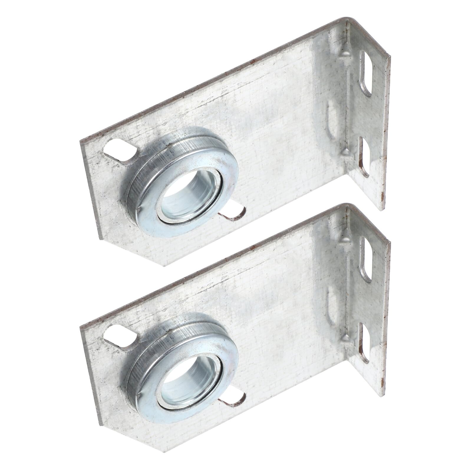 Support ressort porte de garage anti-bruit en métal robuste pour axe de 1 pouce - 2 pièces