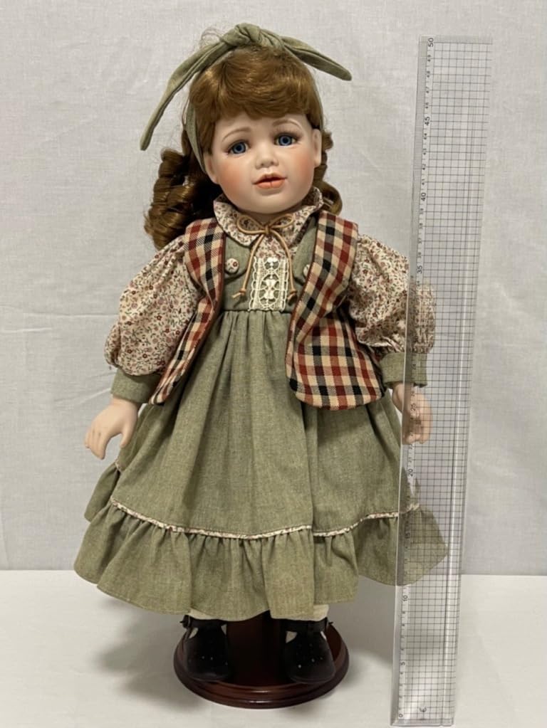 Amazon.co.jp: イギリス人形1996年 限定 台付 美 コレクター委託 お