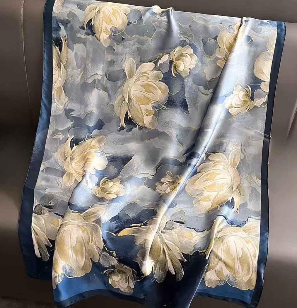 Xyueanlo Scarfs for Women Lightweight Scarves Fashion Print Floral Pattern Head Scarf Wraps Shawls - Image 3