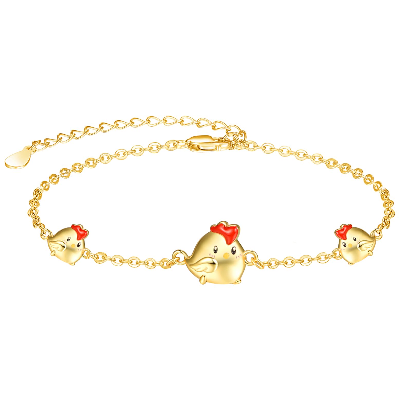 Palpitate Animal Bracelet 925 Sterling Silver Cute Animal Lover Jewelry Gifts for Women Daughter Her Adjustable