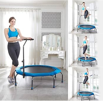Amazon.co.jp: 大人のためのエクササイズトランポリン、3レベルの調整