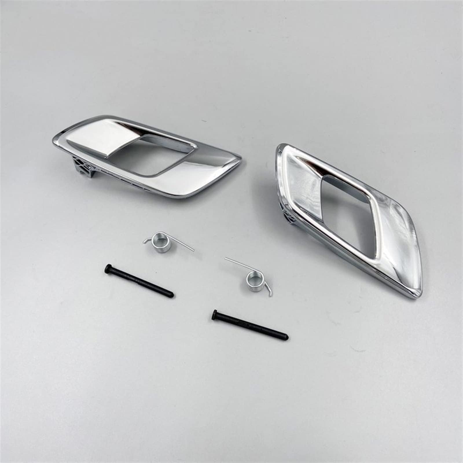 Car Interior Door Handle For Ford For Ranger 2012-2019 For Everest 2015-2019 For Mazda Bt50 Door Inner Handle Chrome And Silver Inner Door Handle (Color : Chrome 1pair)