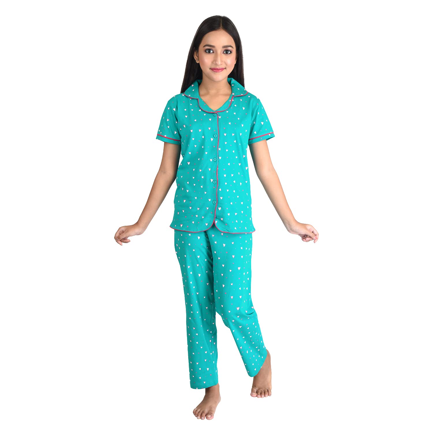 Clothe Funn Conjunto de pijama de algodón para niñas