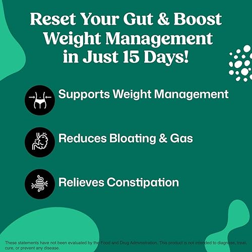 Miniatura 4 de ColonBroom Limpieza de colon y desintoxicación de 15 días para perder peso con probióticos y magnesio para apoyar la digestión, reducir la hinchazón