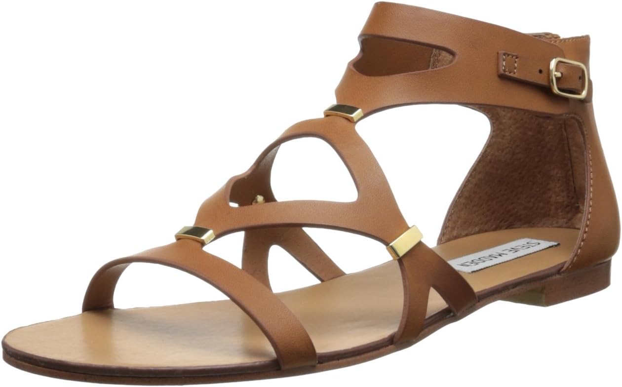 Steve Madden Women's Comma Cognac Sandal 10 M