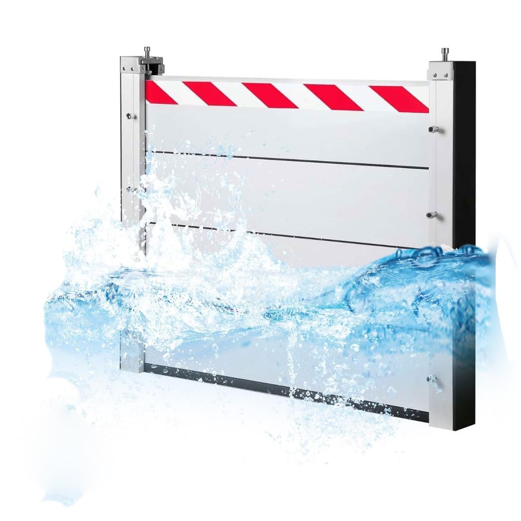 Barrera Anti-inundación para Puertas Barreras Residenciales para Prevención De Inundaciones Reutilizables Paneles Impermeables(88x20cm)