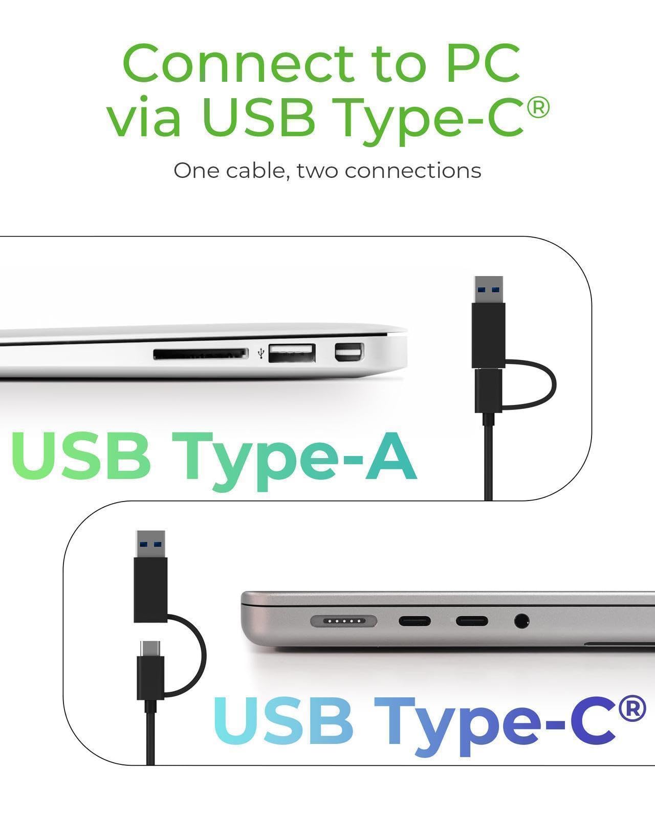 ICY BOX IB-180MS-C31 Station d'accueil pour SSD M.2 NVMe et SATA (USB 3.2 Gen 2, 10 Gbit/s, câble USB-C/USB-A, SATA 2,5"/3,5", Plug & Play)