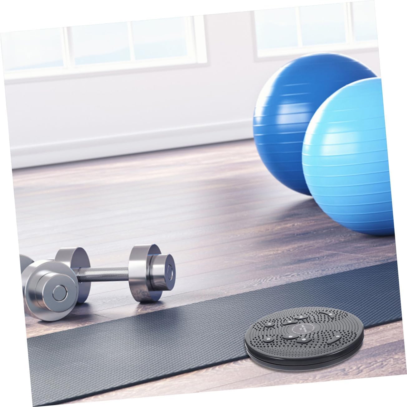 2pcs Portable Waist Twisting Board Exercise Disc for Home Workouts Compact Balance Training Plate for Core Strength Indoor Fitness Tool for Small Space Use