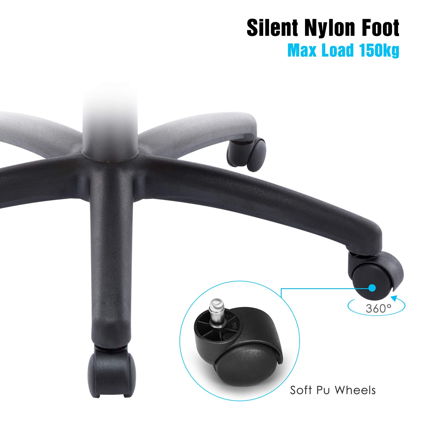 Buy IntimaTe WM Heart High Back Leather Office Gaming Chair Black