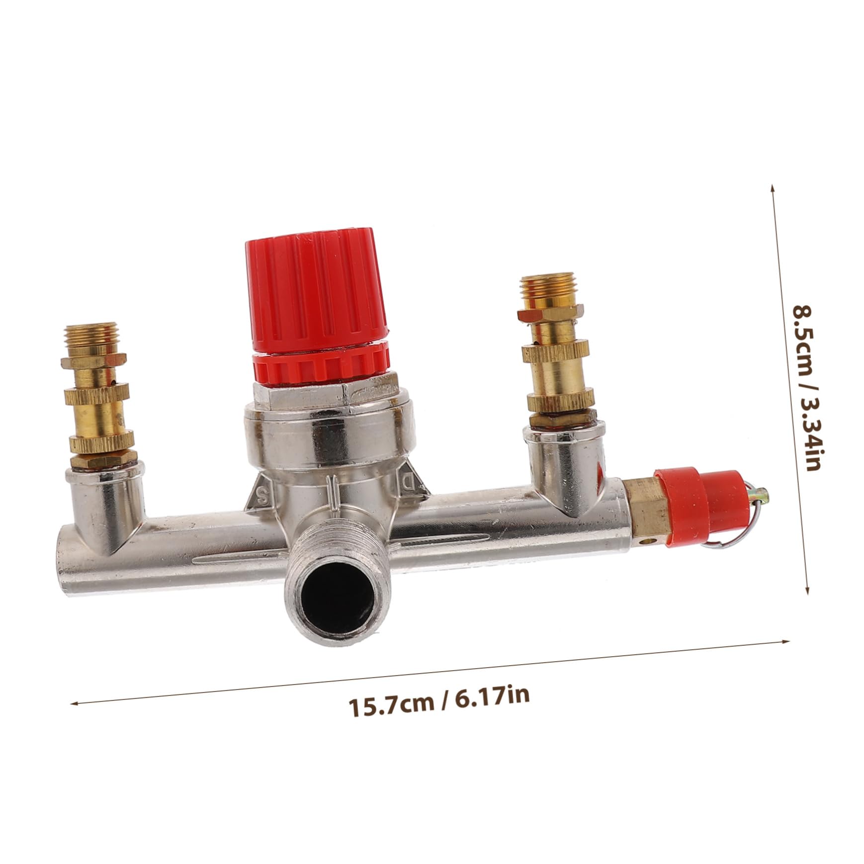 Pressostato per Compressore Aria 175psi 16a con Manometri | Regolatore di Pressione con Controllo Integrato, Accessorio per Compressore Aria, Struttura Metallo-plastico