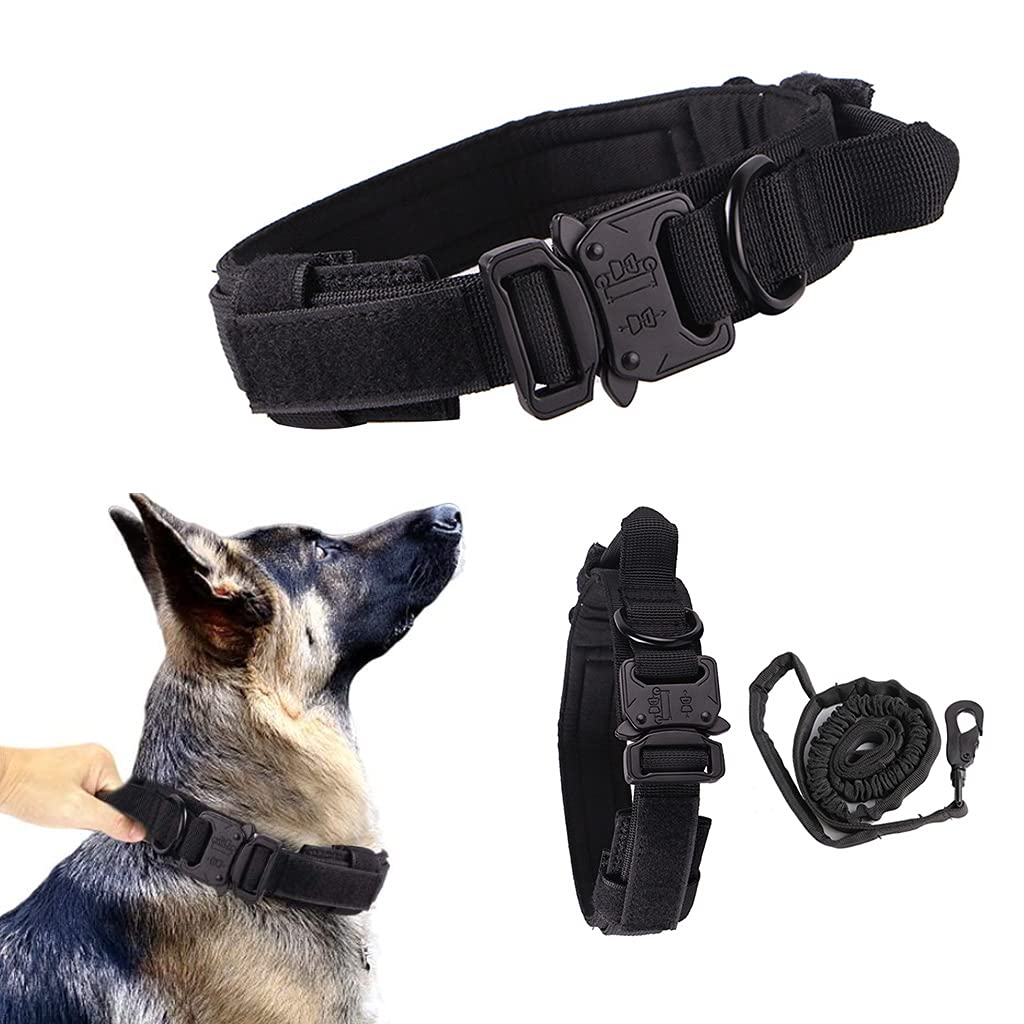 Collier pour Animaux de Compagnie Collier de Chien réglable pour Chiens de Taille Moyenne/Grande Poignée épaissie Confortable - Vert # XL