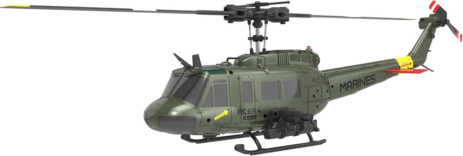 Lipo Battery Replacement Parts of Hobby RC Helicopter Apply in C032 UH-1 Remote Control Helicopter Heli Plane (2 Battery)