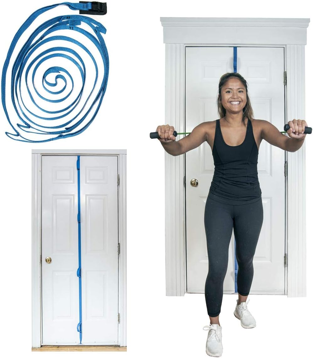 Door Anchor Strap, Resistance and Exercise Band Door Anchor is Made for Home Exercise. Easy Set up and Simple to use.