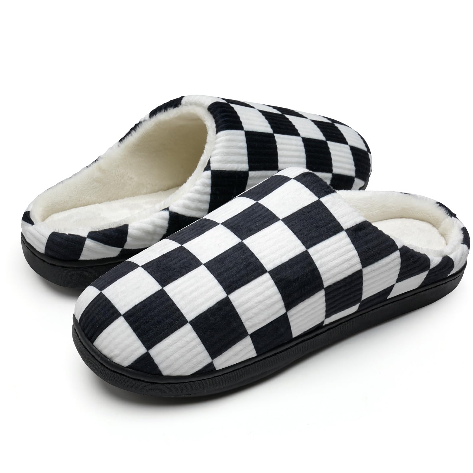 WateLves Pantofole Uomo Unisex Donna Antiscivolo Scarpe Inverno Peluche Morbido Ciabatte in Memory Foam