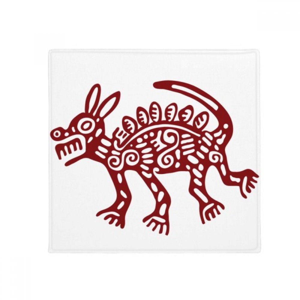 Tapis pour animaux Mexique Totems Animaux Sauvages multicolore 80x80cm tapis de sol entrée