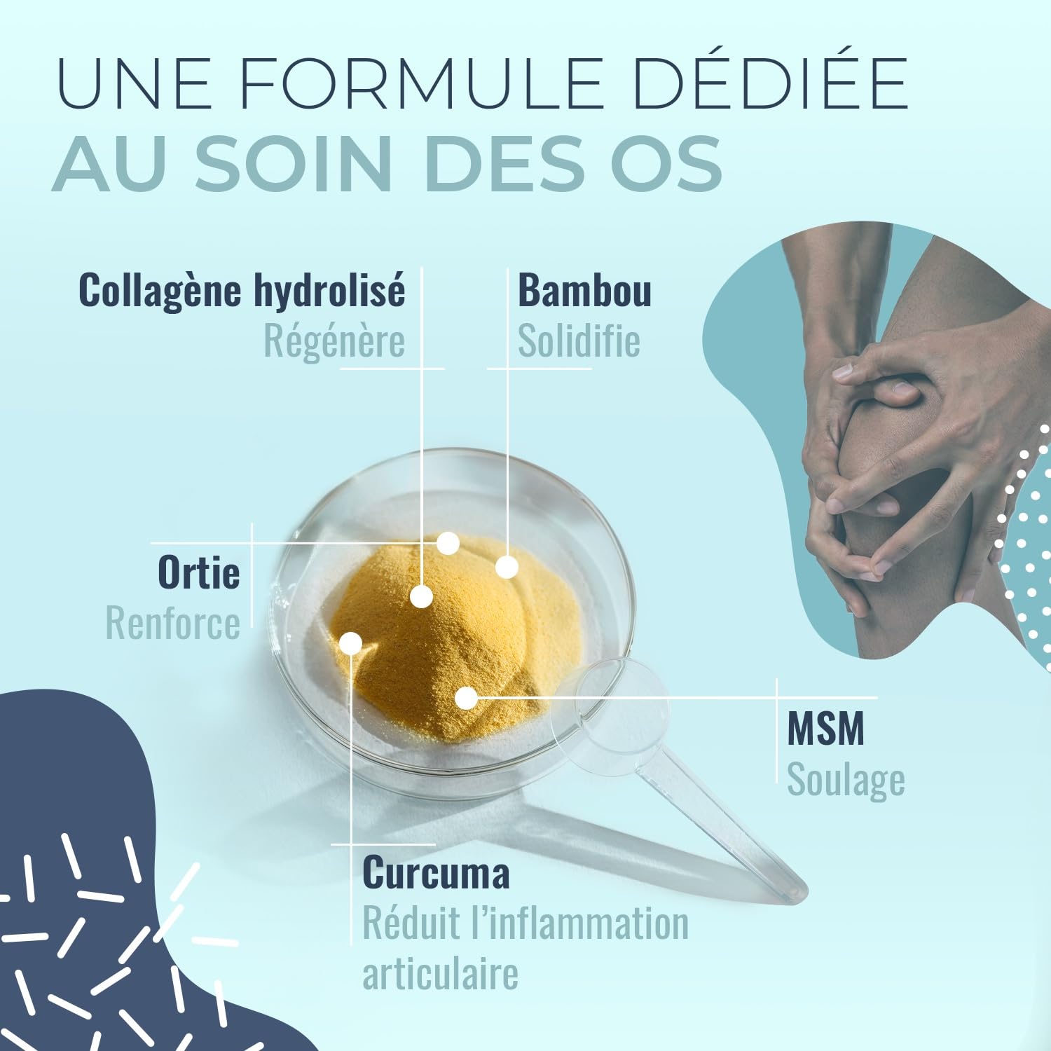 Soin des Articulations Ocare | Cure 4 Mois | Complément Alimentaire Premium | Collagène, MSM, Curcumine, Bambou, Ortie, Vit B & C | Mobilité, Souplesse & Confort Articulaire | Fabriqué en Suisse