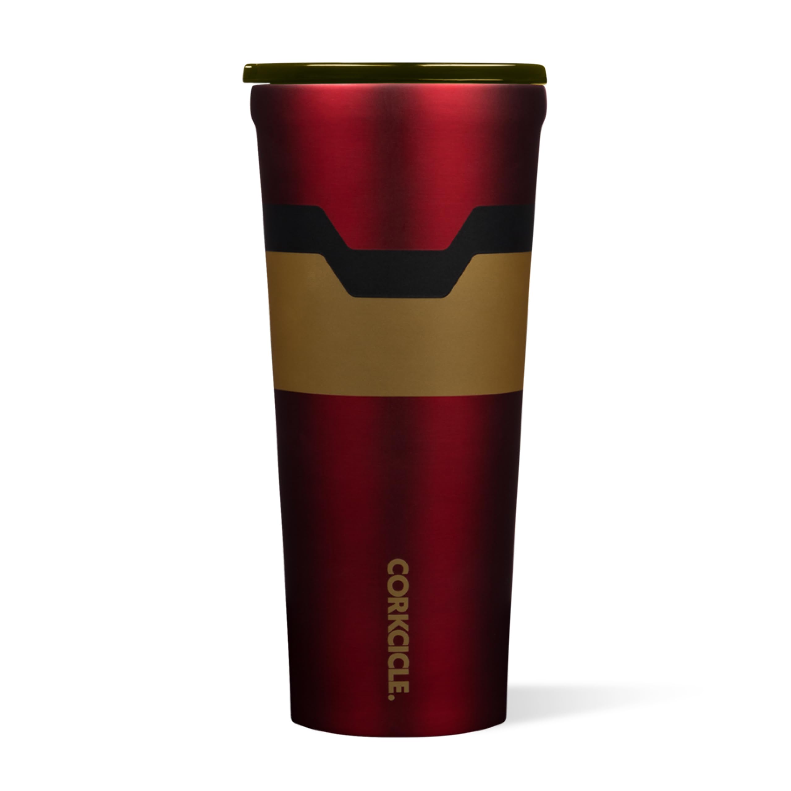 Corkcicle Disney Tumbler - Triple-Insulated Stainless Steel - Keeps Drinks Cold 9 Hours - Spill-Proof Lid - Reusable - Summer Drinkware Gift - Keeps Drinks Ice Cold - 24 oz - Iron Man