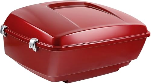 Miniatura 8 de HR3 Para Wicked Red, King Tour Pack maletero de equipaje y cierres compatibles con FLHX 2018-2019 y FLTRXS 2018 y FLTRX 2019, para Harley Road King