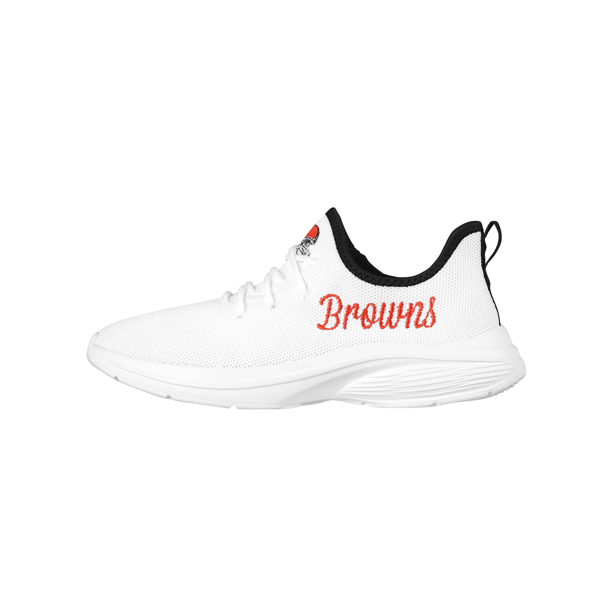 FOCO NFL Womens NFL Team Logo White Athletic Shoes Sneakers