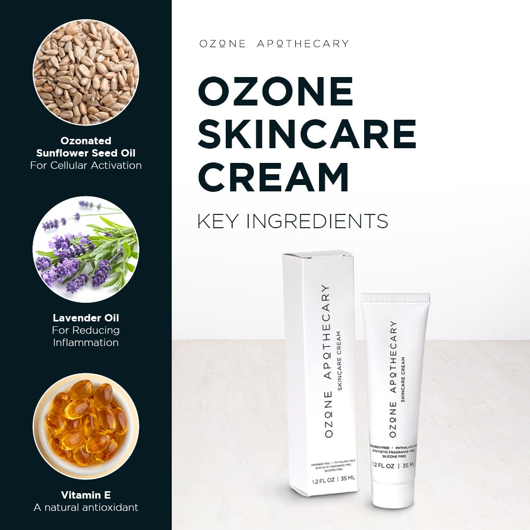オゾンCREAM Amazon.com : Ozone Apothecary Ozone Skin Cream | Ozone Oil Infused