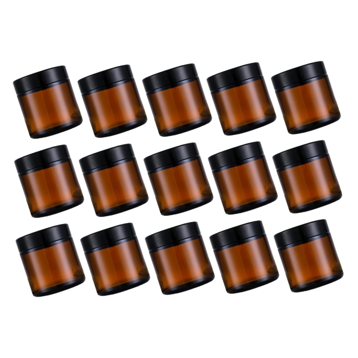 BESTYASH 15piezas Botellas de Cosméticos Vacías de Caja de Muestra Rellenable Prueba de Fugas para Botellas de Viaje y Cosméticos Faciales