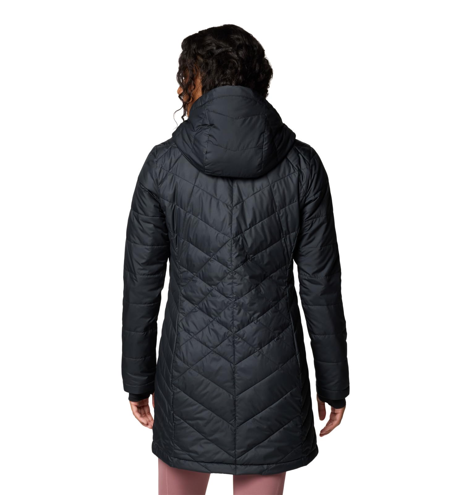 Columbia Heavenly Long Hooded Jacket, Piumino Con Cappuccio Donna