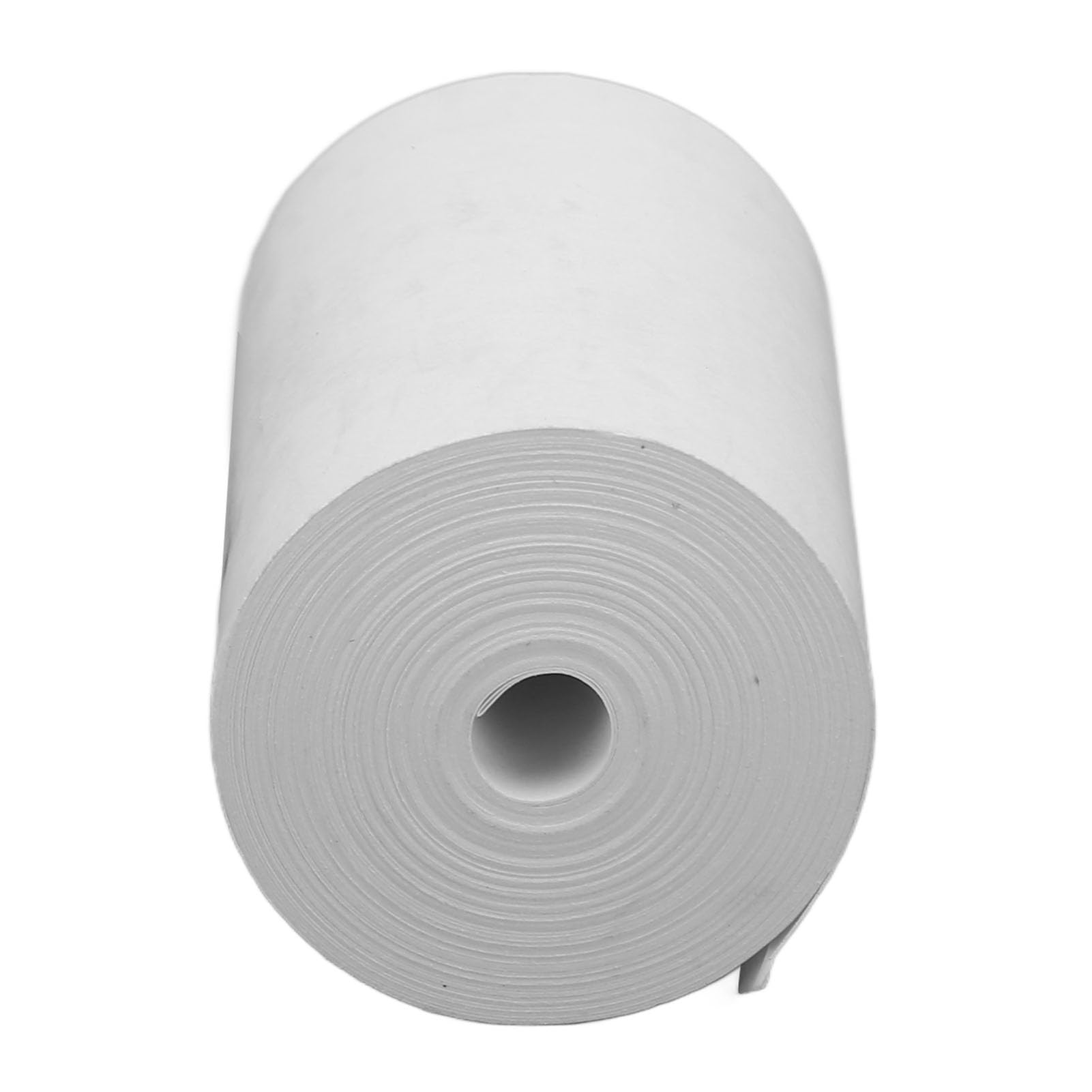 10 rouleaux de papier d'impression thermique 80mm papier thermique de reçu léger lissant clair pour le remplacement (Small Tube Core)