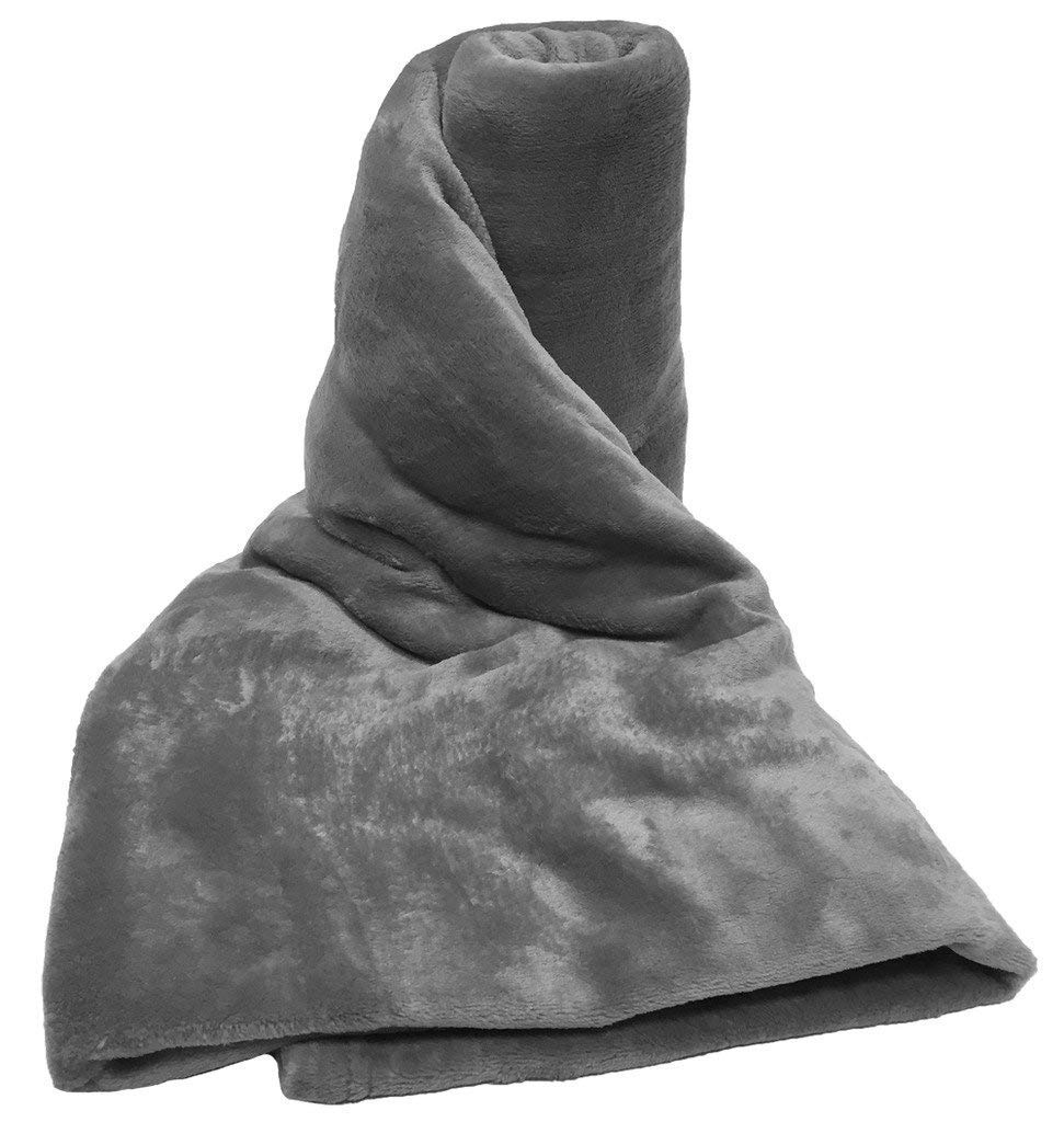 Kutex Grey Cheerish Extra Large Mink Faux Fur Throw 200Cm X 240Cm (Double 150X200cm, Charcoal )