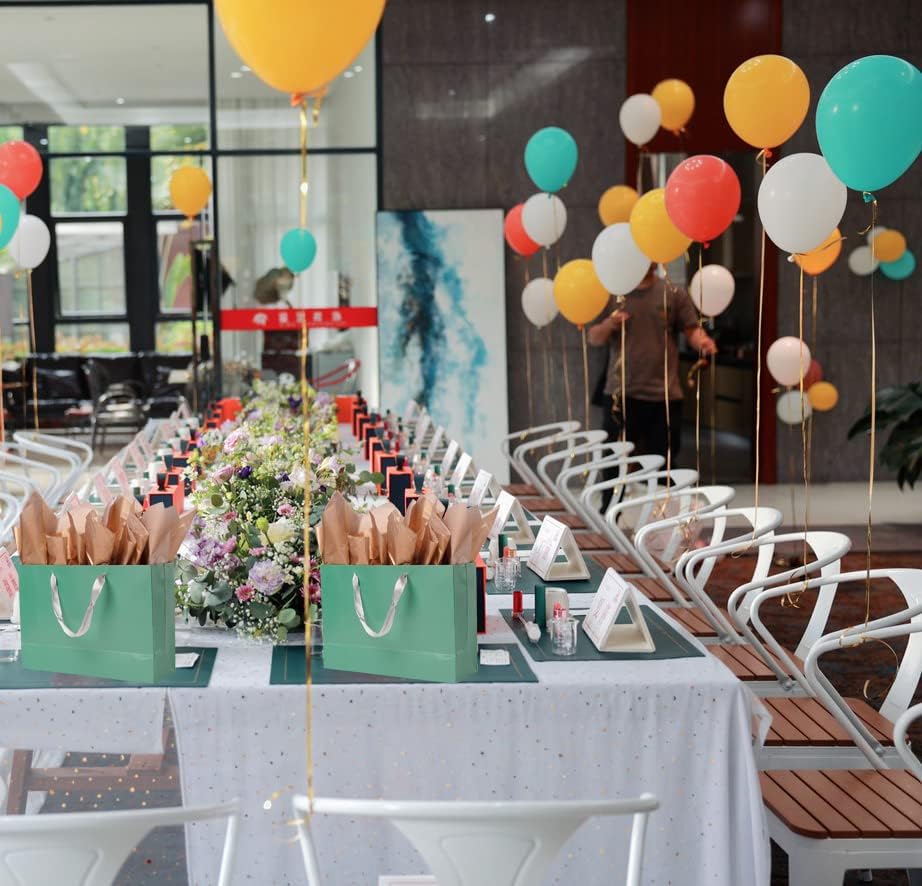 Miniatura 6 de ysmile Bolsa de regalo verde extra grande individual con papel de envoltura para mujeres 16.5 "Bolsa de papel preminum con asa