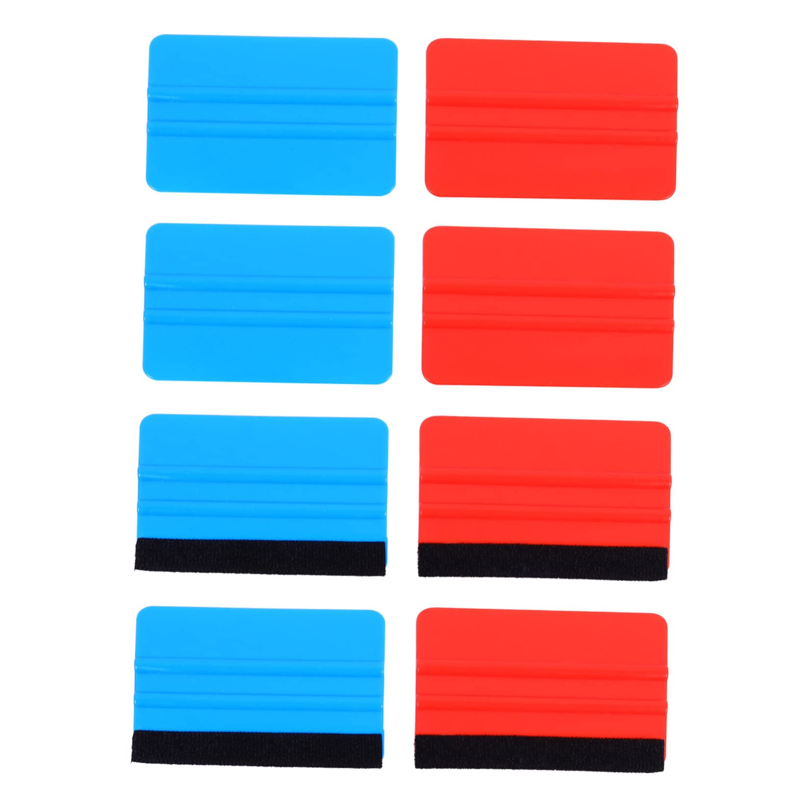 Beatifufu Plastic Applicator Tool Double-Sided Squeegee for Wallpaper Smoothing Auto Scraper with Polished Design