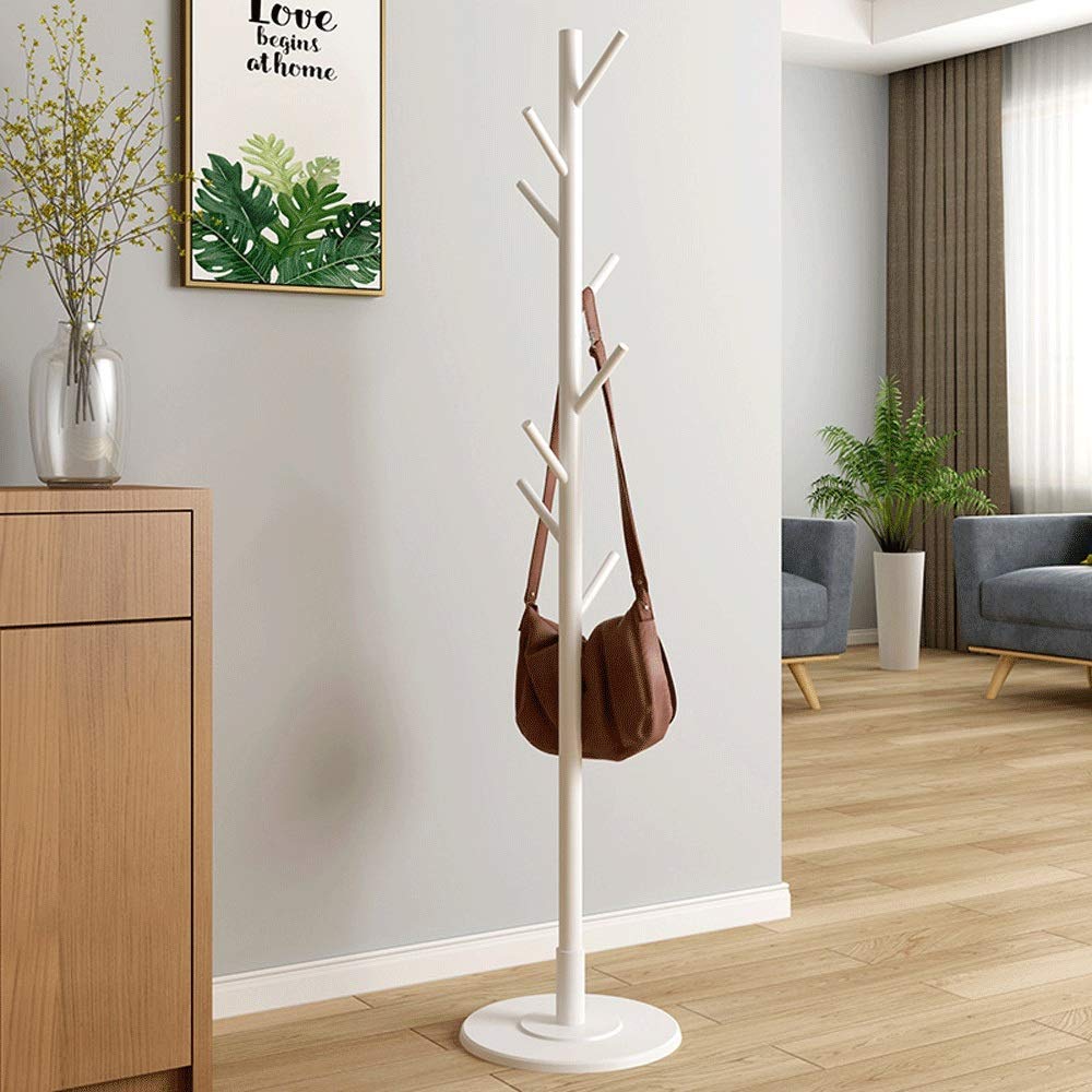DRFGNF Shoe Bench Large Coat Hanger with Shoe Shelf Coat Rack Stand for Entryway Hall Tree Organiser for Hats Clothes Purses Scarves Handbags Coats Umbrella Stand (Coffee 35 x