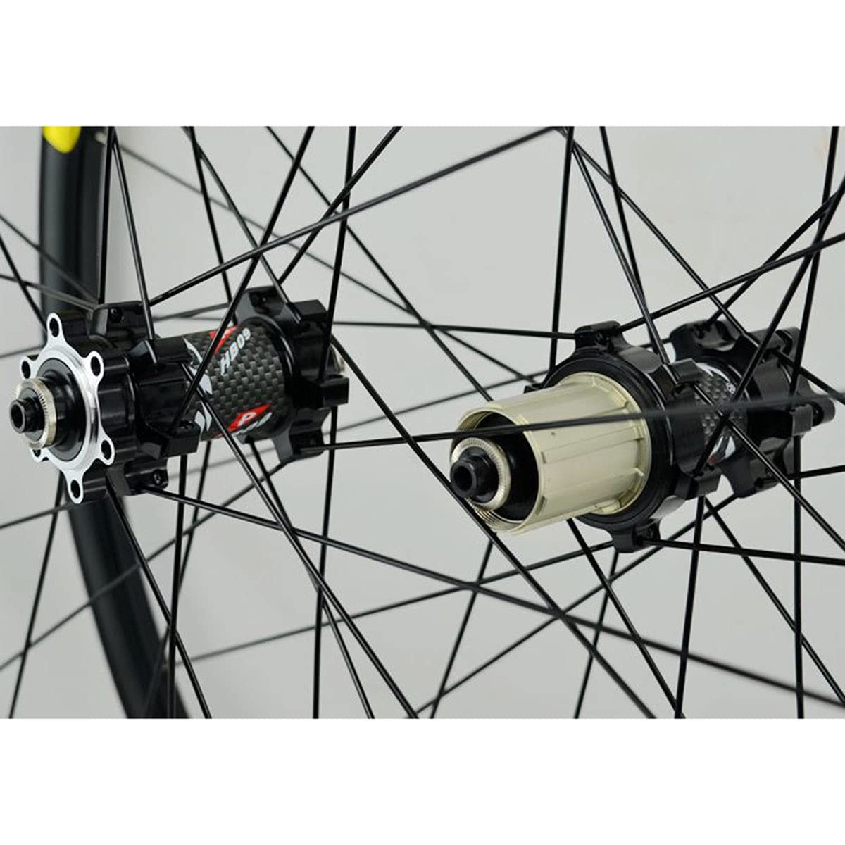 ZFF 26/27.5/29 Pollici MTB Ruote Freno A Disco Mountain Bike Set di Ruote Cerchio Ultraleggero Rilascio Rapido 7 8 9 10 11 12 velocità Cassetta Ruota Libera 24 Buche (Color : Gold, Size : 29in)