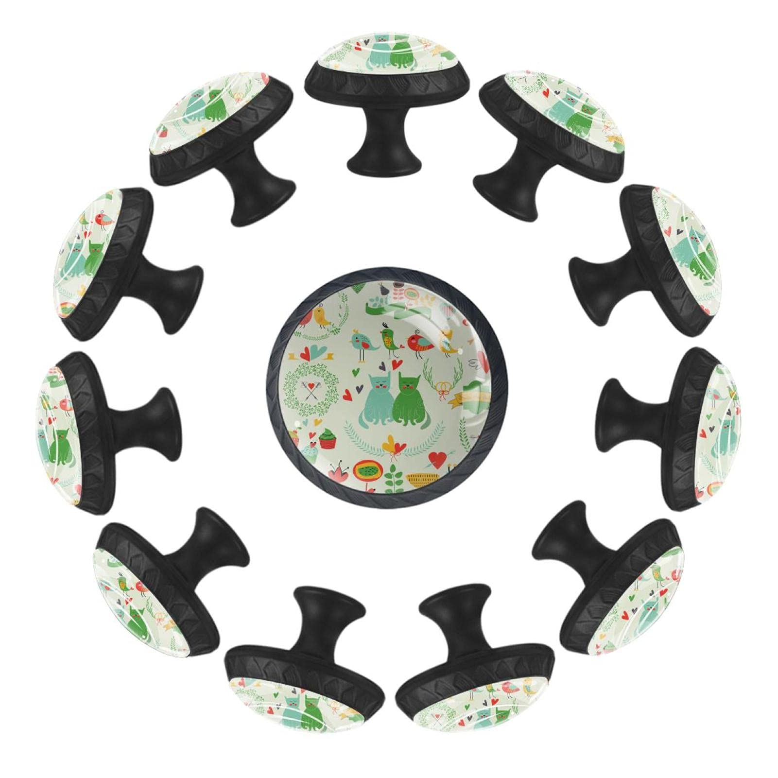Boutons de tiroir ronds pour rénover facilement une commode usée de chambre à coucher